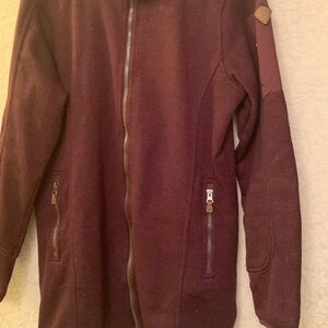 KiltecGIGA zipper sport coat prune colour